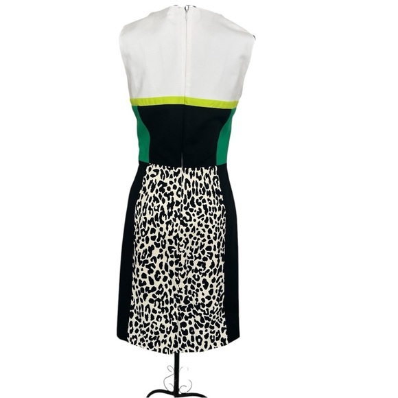 Calvin Klein Multicolor Leopard Print A-Line Sleeveless Mini Dress – Size 2 - Picture 2 of 12